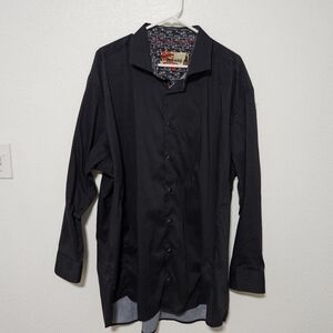 Mens Sloane longs sleeve floral contrasting cuffs size 3x